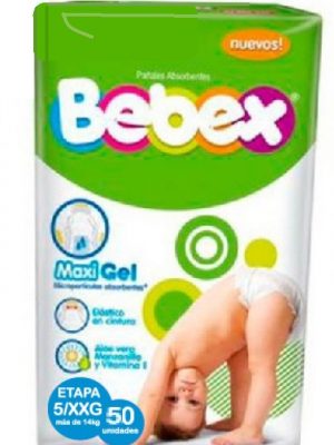 PAÑAL BEBEX ETAPA 5 X 50