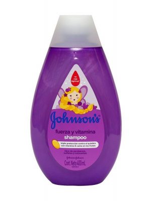 SHAMPOO JOHNSON FUERZA Y VITAMINA x 400 ml.