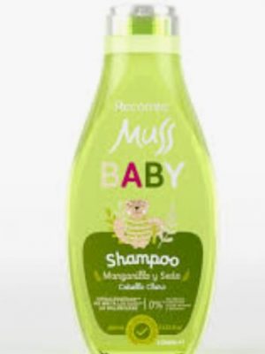 SHAMPOO MUSS BABY MANZANILLA Y SEDA x 400 ml.