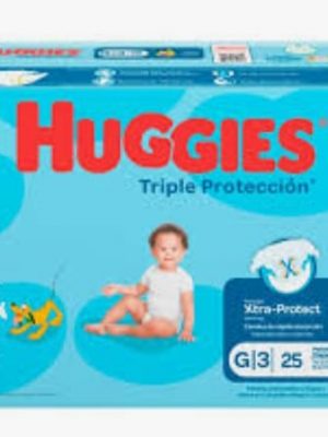 PAÑAL HUGGIES TRIPLE PROTECCION ETAPA 3 X 25 UNIDADES