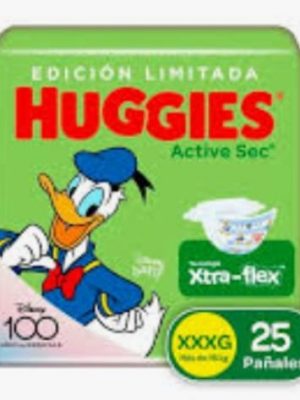 PAÑAL HUGGIES ACTIVE SEC ETAPA 6 X 25 UNIDANDES