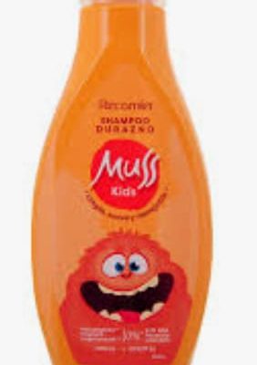 SHAMPOO MUSS KIDS  DURAZNO x 400 ml.