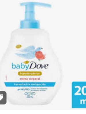 BAÑO LIQUIDO DOVE BABY HUMECTACION ENRIQUECIDA X 200 ml.