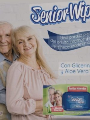 TOALLITAS HUMEDAS PARA ADULTO SENIORS WIPES X 50