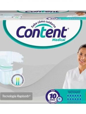 PAÑAL ADULTO CONTENT MEDICAL TALLA M x 21