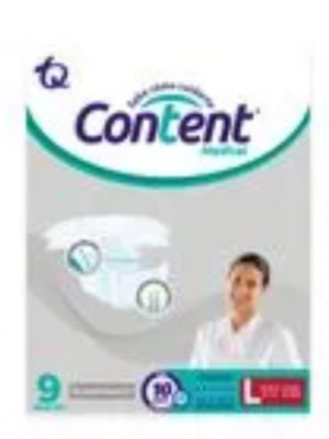 PAÑAL ADULTO CONTENT MEDICAL TALLA L x 9