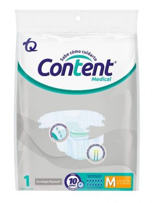 PAÑAL ADULTO CONTENT MEDICAL TALLA M x 1