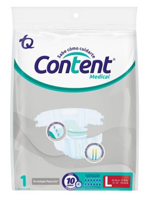 PAÑAL ADULTO CONTENT MEDICAL TALLA L x 1